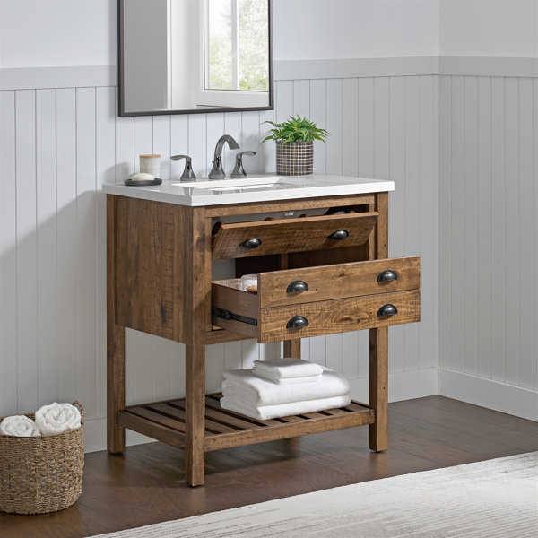 Three Posts™ Grigg 31'' Free Standing Single Bathroom Vanity with ...